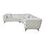 Canapé modulaire en tissu avec coussins-1419097654