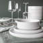 over&back Stackable 12-Piece Semi Hand-Finished Stoneware Dinnerware Set-99305508