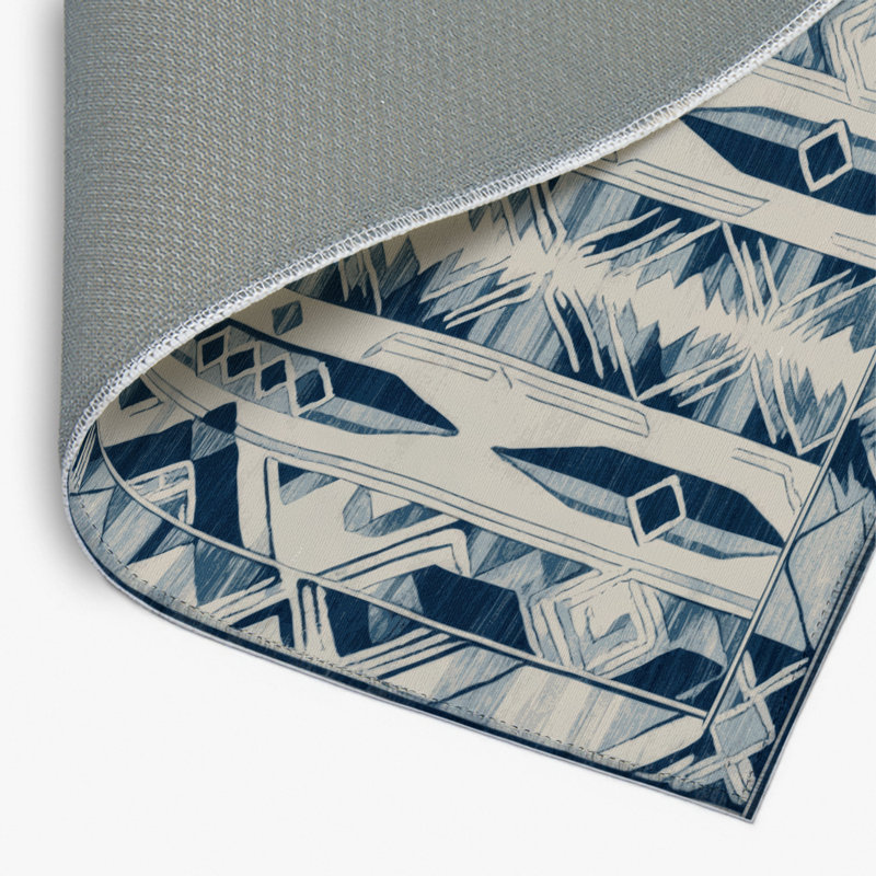 Tapis intérieur et extérieur ArtDeco, Rectangulaire 8 pi x 10 pi