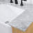 Guri 72'' Double Bathroom Vanity with Carrara Marble Top-1255316414