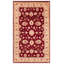 Tapis bordeaux Peshawar Oushak 3 pi 0 po x 5 pi 1 po
