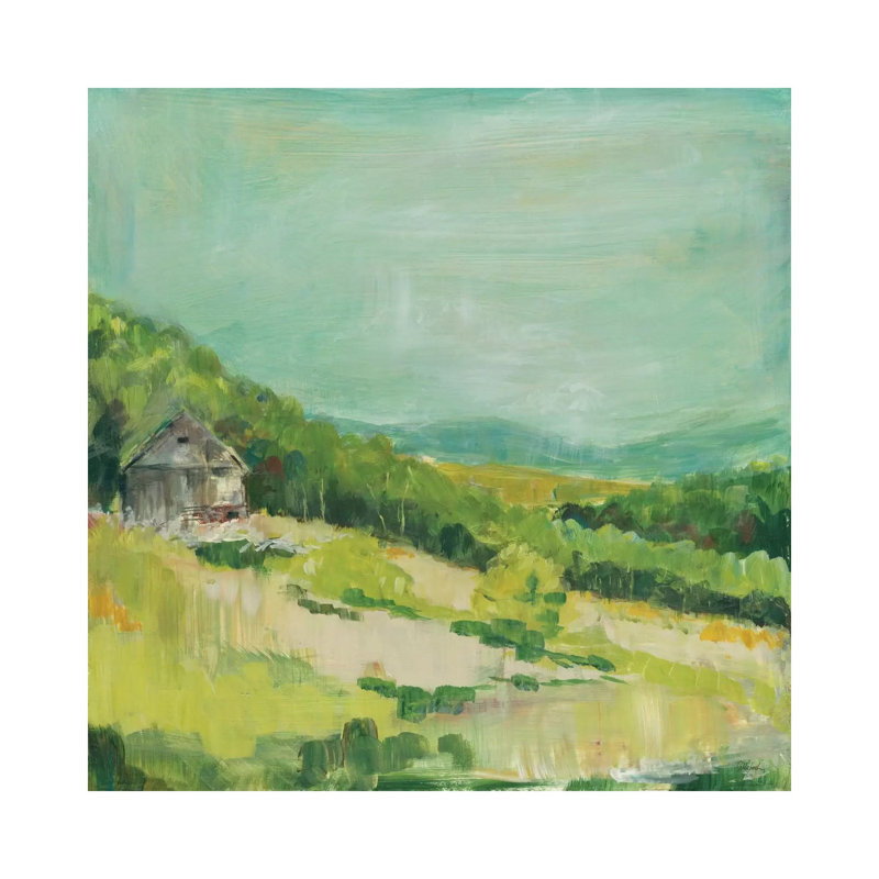 Upper Fields 1 Piece Wrapped Canvas Painting, 30.48cm H x 30.48cm W x 1.91cm D