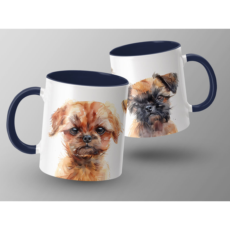 Ceramic Coffee Mug, 3, Navy