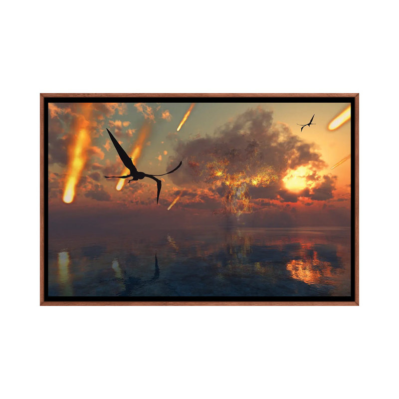The Cretaceous Paleogene Extinction Event by Mark Stevenson - Print on Canvas