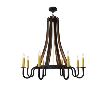 Rustic Lodge 8 - Light Chandelier