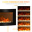 Childers Belfry Heating 89.2cm W Black Electric Fireplace