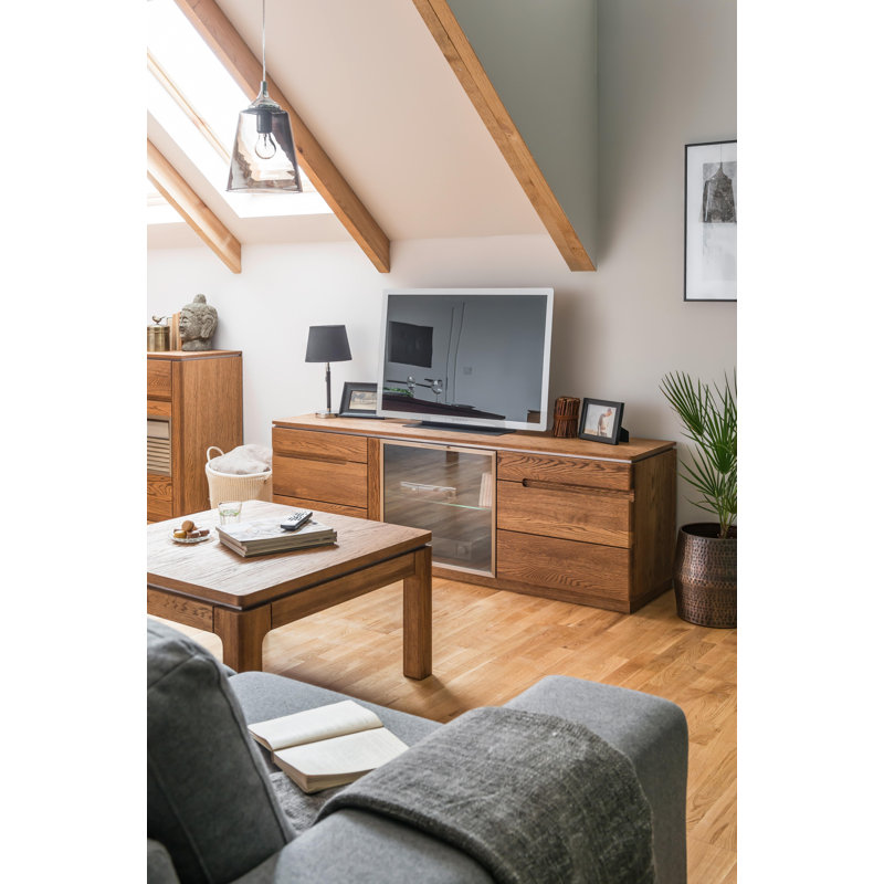 Montenegro Solid + Manufactured Oak Wood Coffee Table