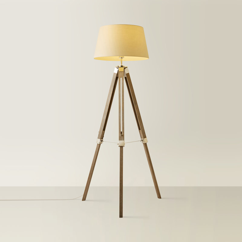 Bella Vista 153cm Tripod Floor Lamp, Beige