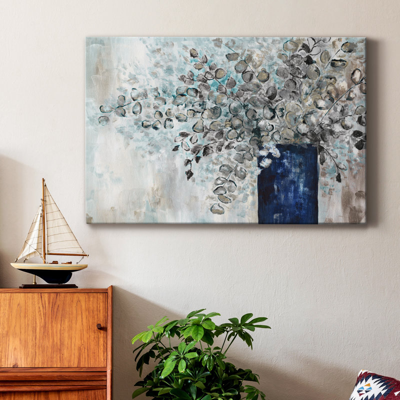 Eucalyptus réformé - reproduction sur toile tendue, H 48 po x l 32 po x P 1 po