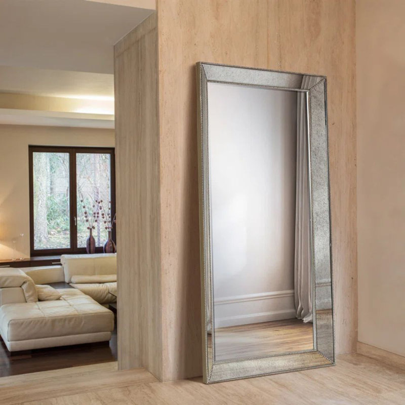 Miroir d'appoint moderne et contemporain, 47" H