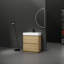 Meuble-lavabo de 30 po avec lavabo simple, meuble-lavabo sous-comptoir moderne avec double tiroir, meuble-lavabo autoportant, bois d'ingénierie