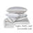 Coastal Stripes Collection Reversible Quilt Set-1399693609-1399693608