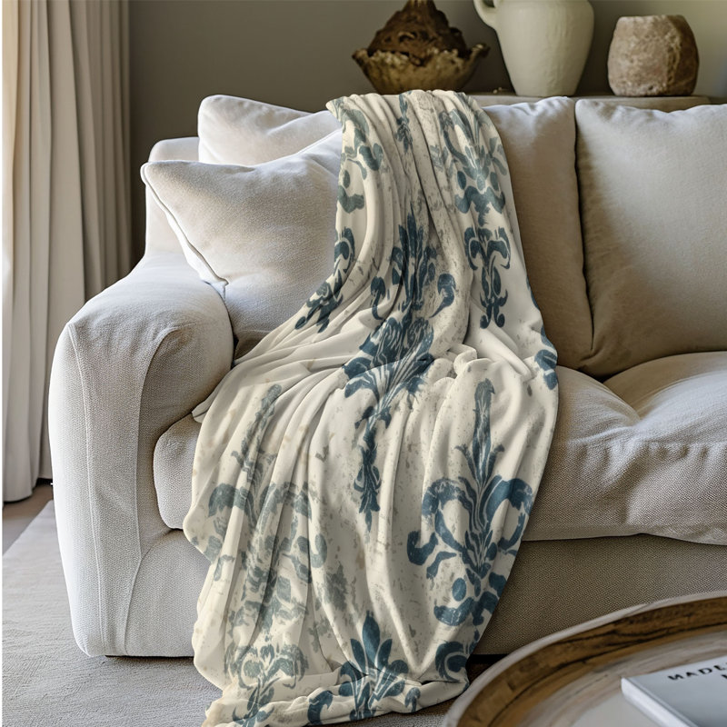 Abstract Patterns - 1 Piece Premium Sherpa Blanket, Twin