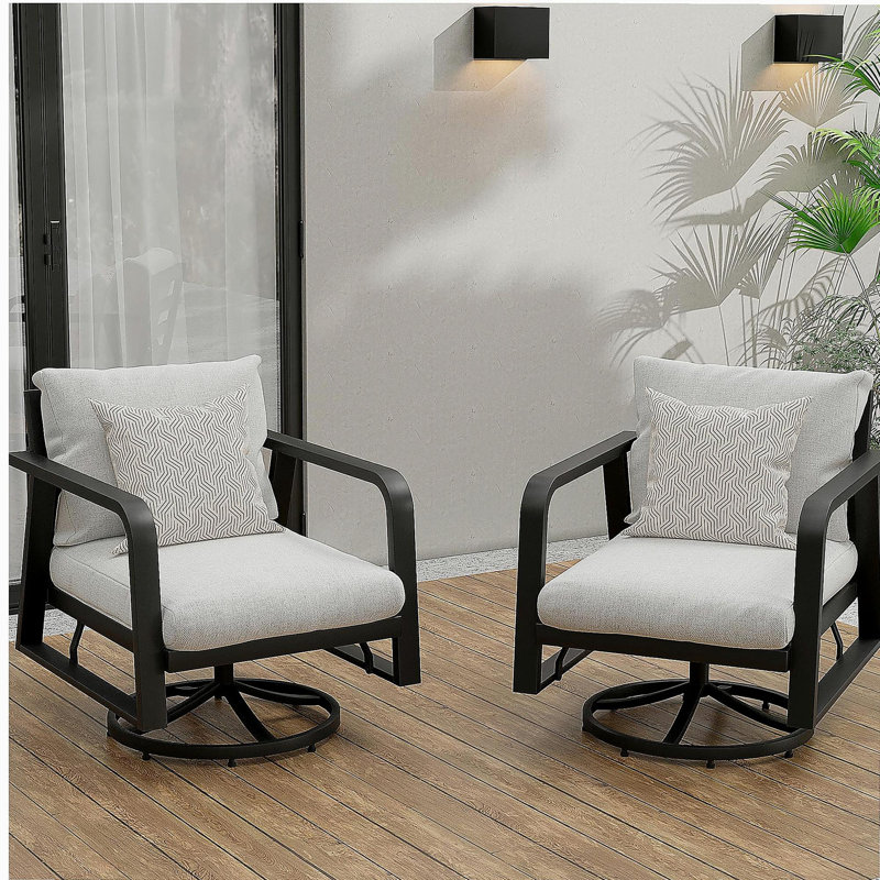 FR Deux chaises pivotantes