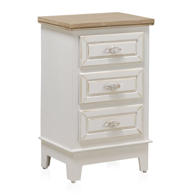 Monterey 40cm W Solid + Manufactured Wood Bedside Table