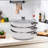 3 Layer Stainless Steel Food Steamer Pot with Lid