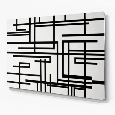 Minimalisme 66, art mural en métal beige