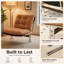 Fauteuil d'appoint moderne en similicuir de 28,44 po de largeur-1725973432