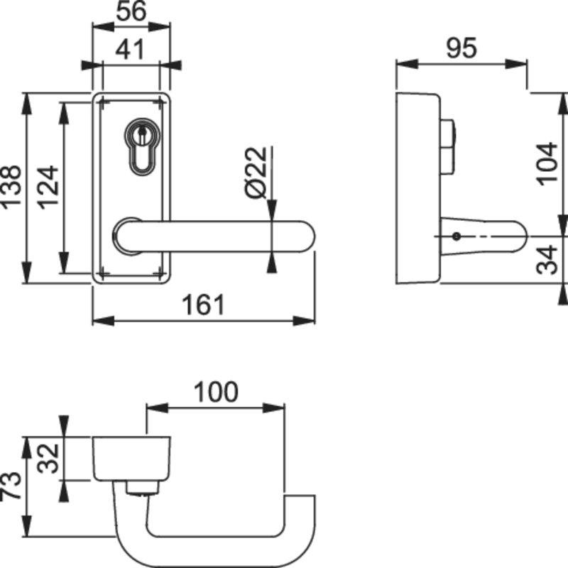 Amany Right Door Handle