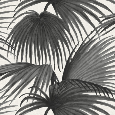 Pawley’s Island Palms Barely Blush Wallpaper by Megan Molten
