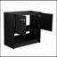 Meuble-lavabo 36 po avec lavabo en céramique, 2 portes à fermeture douce, meuble-lavabo autoportant, contreplaqué-518471455