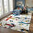 Rug Branch Maverick 5' x 8' (5'3" x 7'7") Cream Airplane Kids Area Rug, Contemporary, Medium Pile, Stain-Resistant Carpet - Playroom, Nursery, Toy Room and Bedroom-934547874