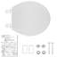 Siège de toilette commercial à fermeture douce avec formation intégrée pour la propreté des petits enfants - Absorption magnétique, 2-en-1, PP durable, facile à installer et à nettoyer, convient aux toilettes rondes de 17 po, blanc et bleu, housse pour enfant - bleu-125827760