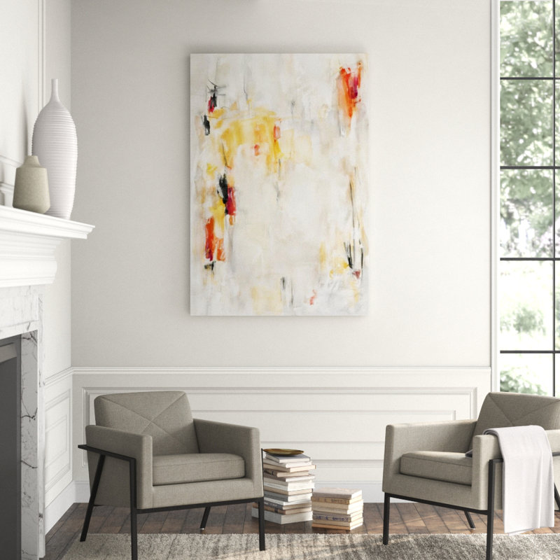 Blustery Strokes I Print by Elena Carlie, 36" H x 24" W, Glass Coat