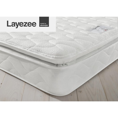 Silentnight Essentials Open Coil Memory Pillowtop Mattress - Medium Soft