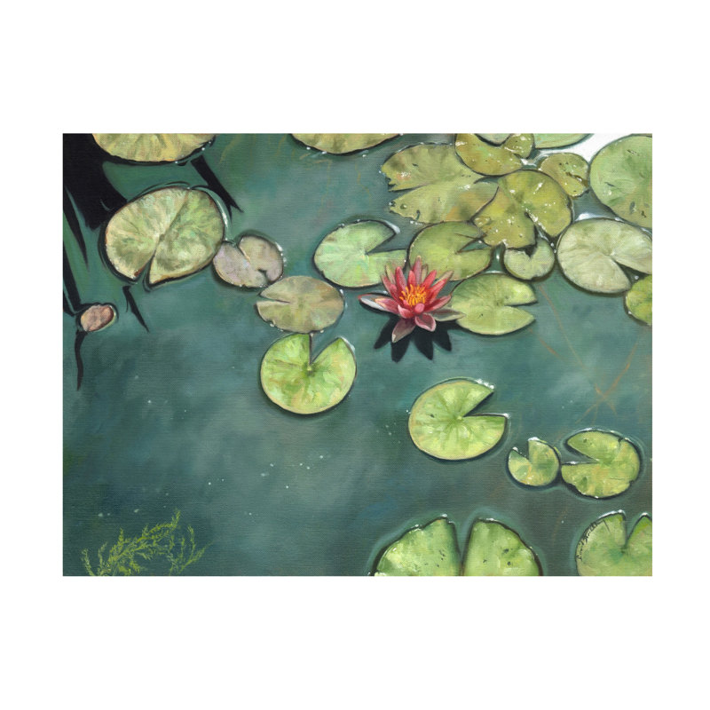 «David Stribble Lilies», art sur toile, H 14 po x l 19 po