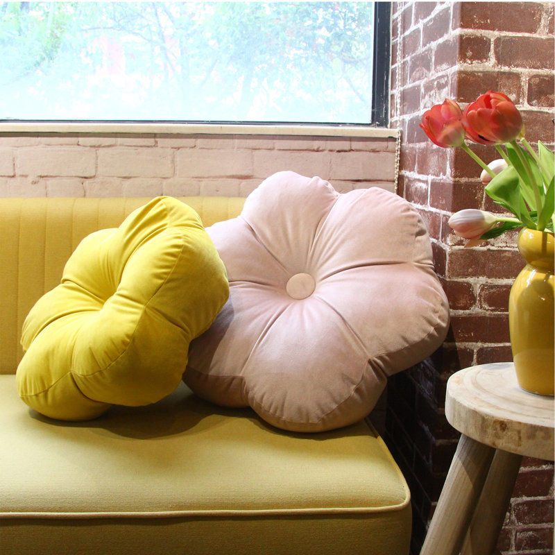 Coussin Alivya, Jaune