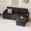 L Shaped Sofa Sleeper & Chaise-1585294638