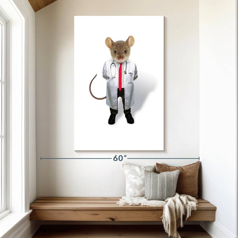 Mouse Doctor, 51" H x 34" W