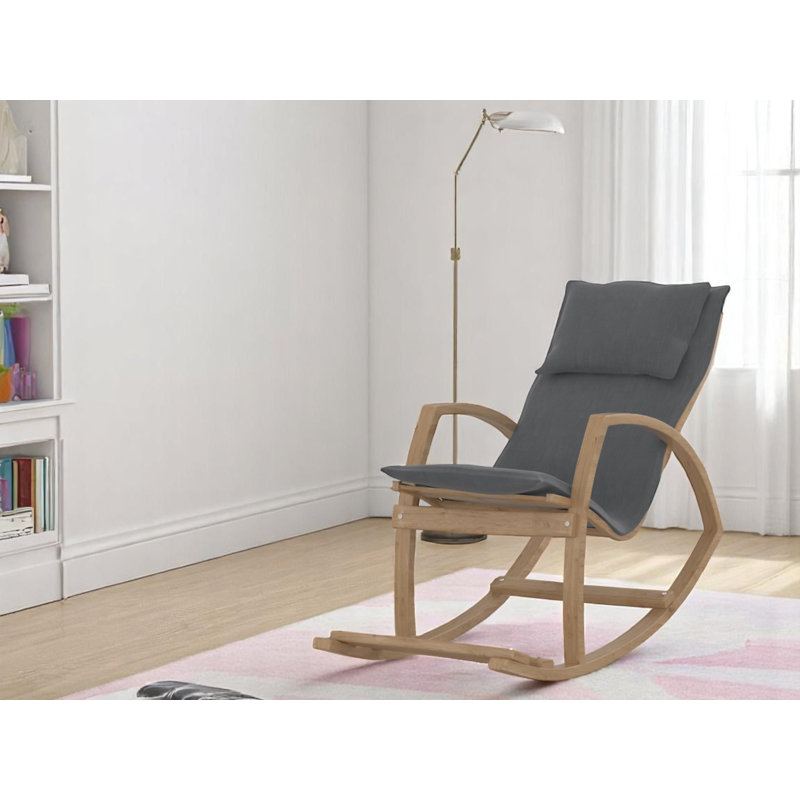 Chaise berçante moderne (y compris la chaise), Gris foncé