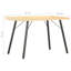 Abiba Metal Base Writing Desk-897113475