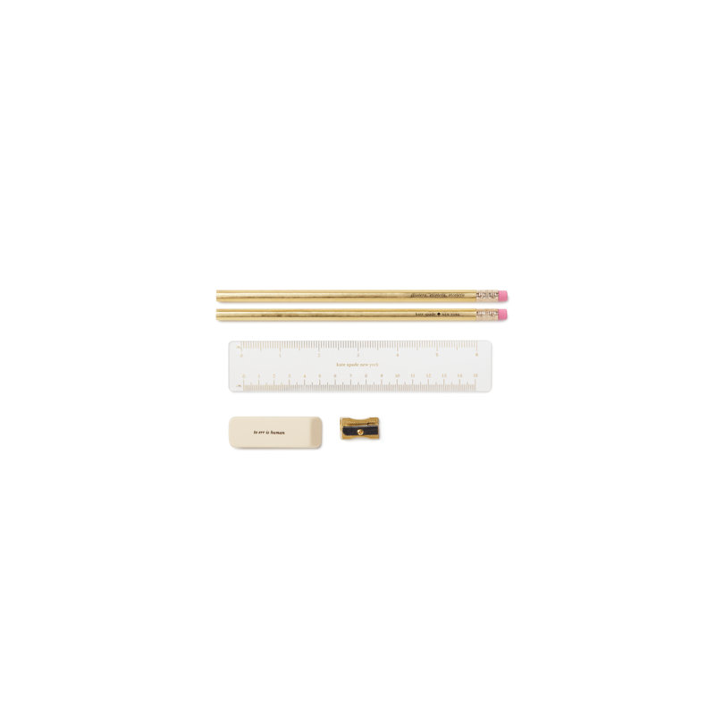 Faux Leather Desk Organizer Set