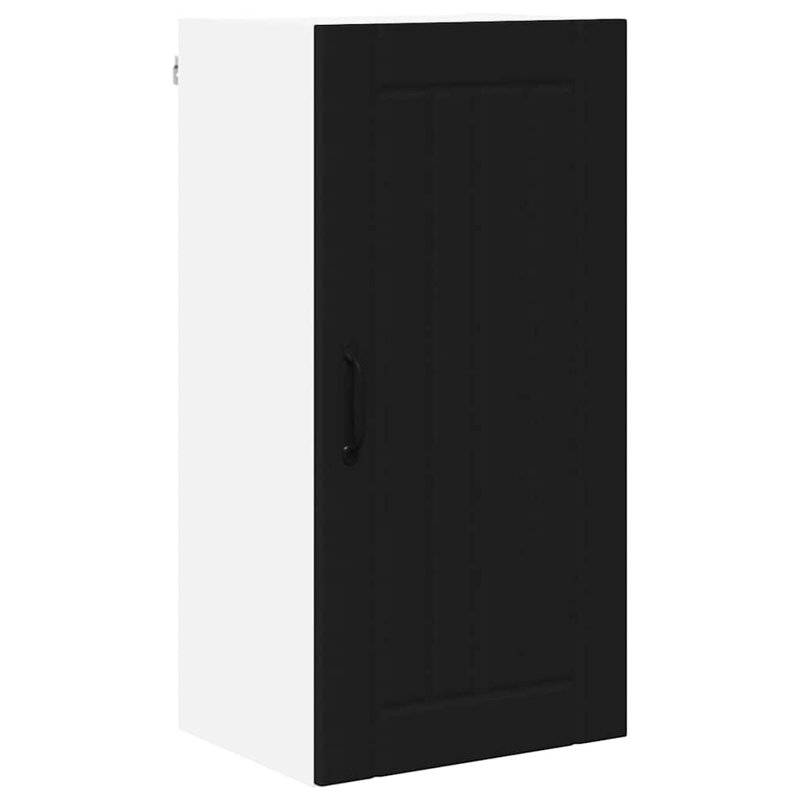 Vidaxl Kitchen Cabinet Sonoma Oak 50 X 31 X 80 Cm Engineered Wood, 80cm H x 40cm W x 31cm D, Black