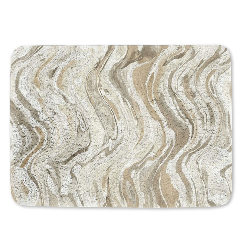 Tapis de bain Marble Flow, L 21 po x L 34 po