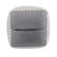 Pouf carré avec revêtement en velours côtelé, repose-pieds moderne, antidérapant, capacité de poids de 300 lb, pouf antidérapant, capacité de charge, H 16 po