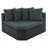Alizeh 94.1 " W Wicker Patio Sectional with Cushions