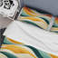 Ensemble de housse de couette rétro Waves Lines I - Midcentury-979737685