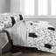 Ensemble de courtepointe réversible 3 pièces Stripe-11692597