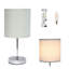 Lampe de table chromée 11 po Amandev-1516683550-1560710529-1490125589