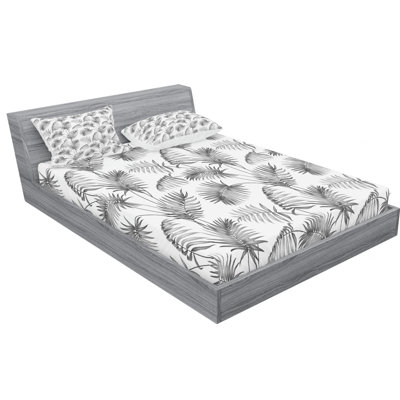 Microfiber Floral Sheet Set