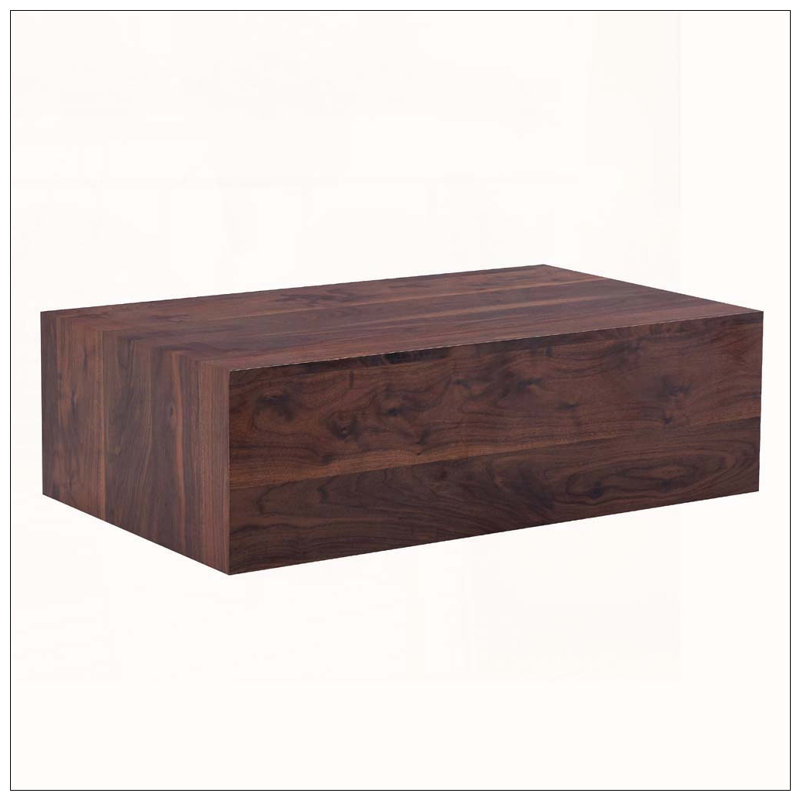 Table basse, table d'appoint en bois aggloméré de style naturel, Walnut