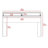 17.70'' W Rectangle Computer Desk