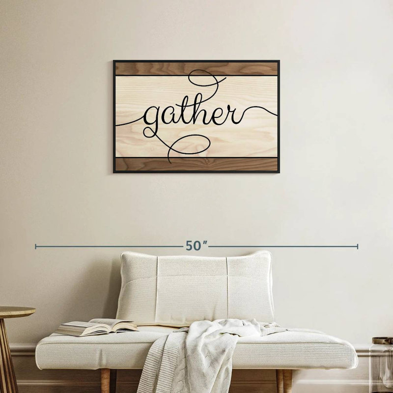 Tergel Gather, typographie III, H 21 po x l 31 po