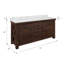 Aberdeen 72 In. Double Sink Blue Limestone Countertop Vanity In Rustic Sierra With Mirrors-1046975104-1046975106