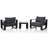 Ronnika 2 - Person Patio Conversation Set with Cushions
