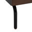Elegant Linaris 18'' W Nightstand – Mid-Century Modern Rustic 2-Drawer Wood Table with Gold Handles-189275902